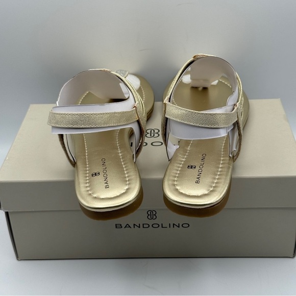 Bandolino Kayte2 Gold Rhinestone Sandals Size 9.5M - Picture 4 of 8